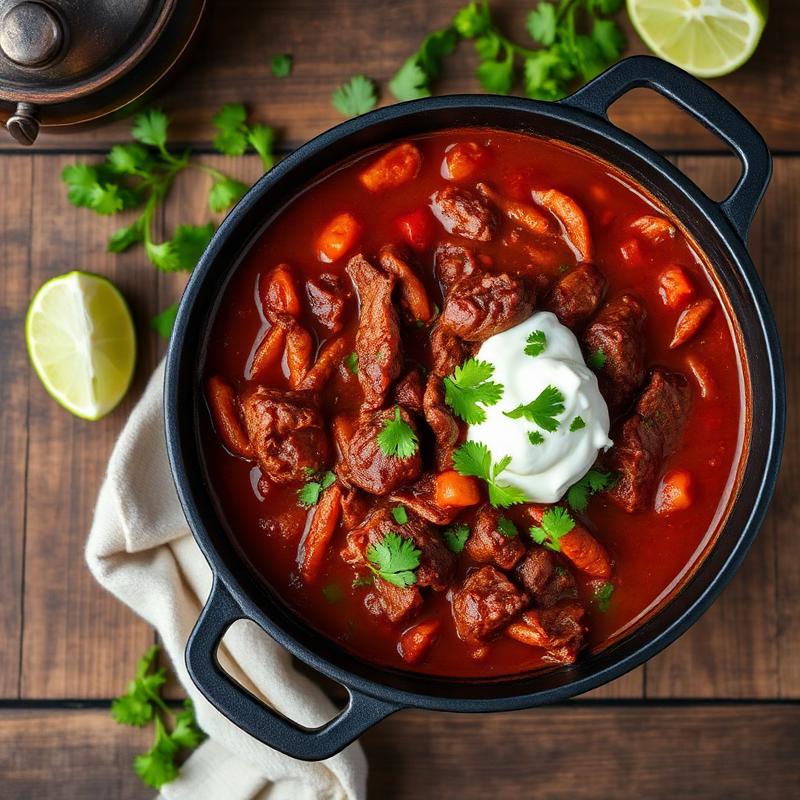 Smoky Dutch Oven Chili