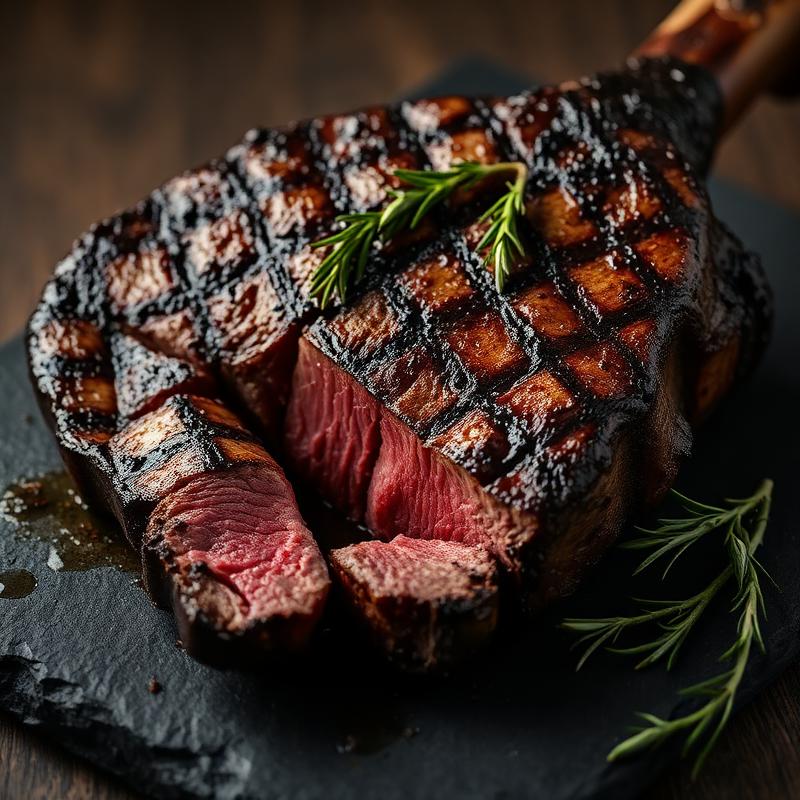 Tomahawk Steak Reverse Sear